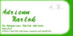 adrienn marlok business card